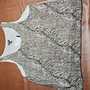 Maggie Barnes Women's Plus Size 5X Tank Top NWT Animal Print (Catherine's)